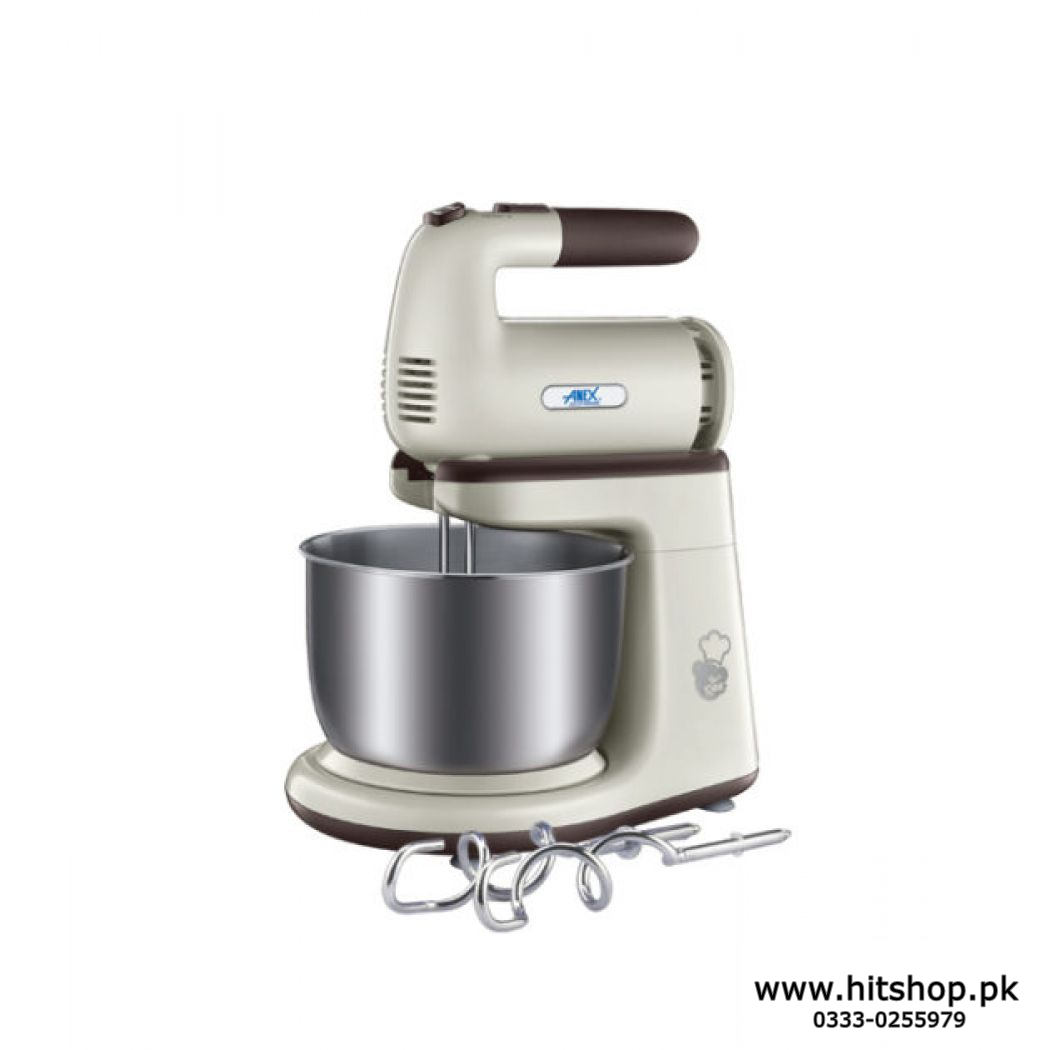 Anex Ag 818 Deluxe Hand Mixer With Bowl 200watts